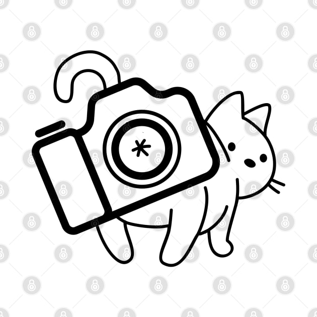 Cat Photographer Aperture Stick It by GlanceCat