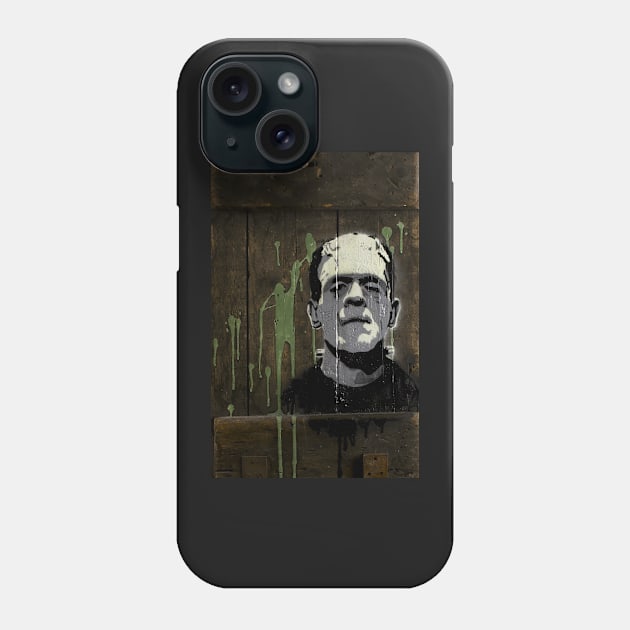 Frankenstein's Monster Phone Case by fromthemindof