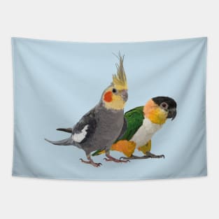 Caique and nymph Tapestry