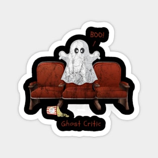 Ghost Critic (Distressed) Magnet