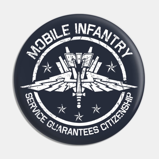 Mobile Infantry Crest Pin by PopCultureShirts