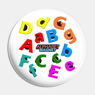 Alphabet magnet Pin