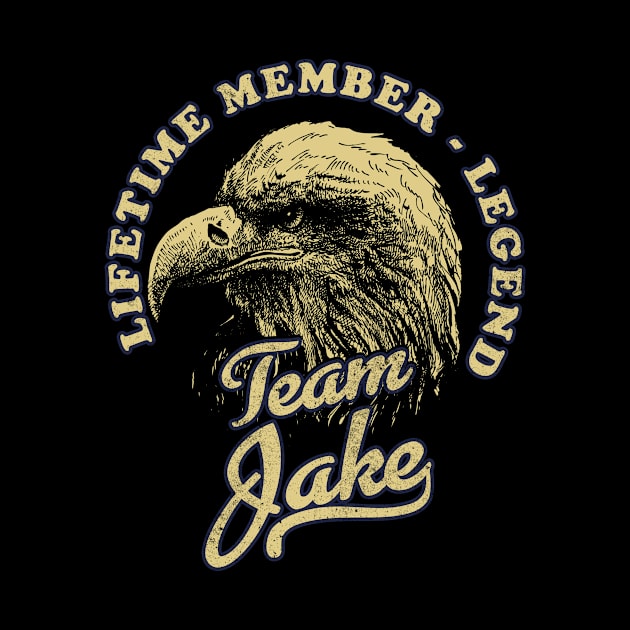 Jake Name - Lifetime Member Legend - Eagle by Stacy Peters Art