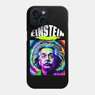 Genius Einstein - Neon Colors Phone Case