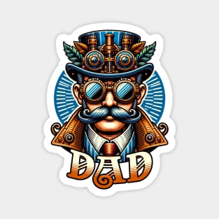 Steampunk Dad Magnet