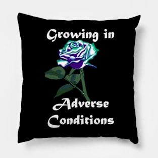 Gay (MLM) Pride Rose Pillow