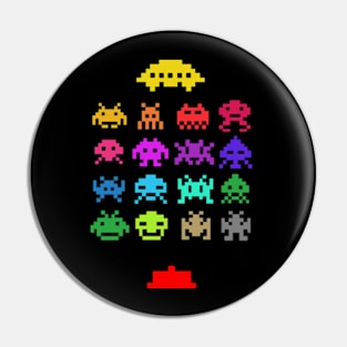 Space Invaders Pin