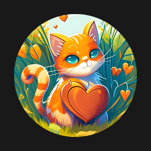You're The Orange Cat Meow Of My Heart - Cat Lover by dashawncannonuzf