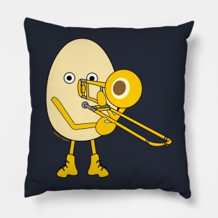 Trombone Egghead Player Pillow