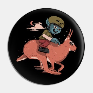 Rabbit Riding Pin