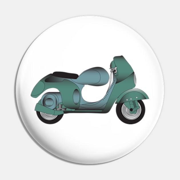 Vespa Corsa "Alloy Frame" Pin by kindacoolbutnotreally