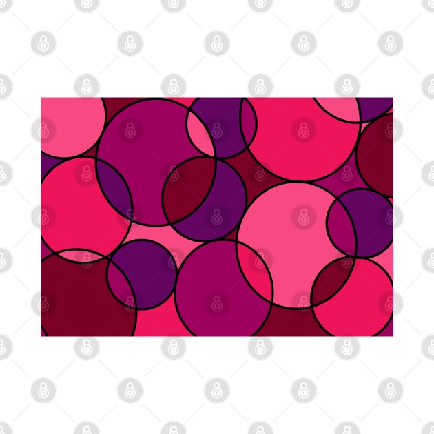 Pretty Pink Circles Pattern by LunaMay