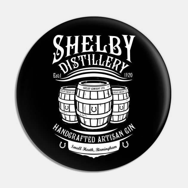 Shelby Distillery Pin by NotoriousMedia