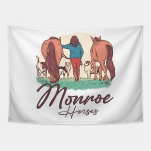 Horse Girl Tapestry