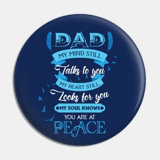 DAD MY MIND Pin