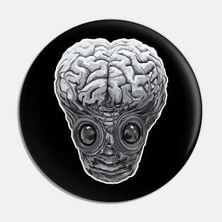 The Metaluna Mutant (Black & White Version) Pin