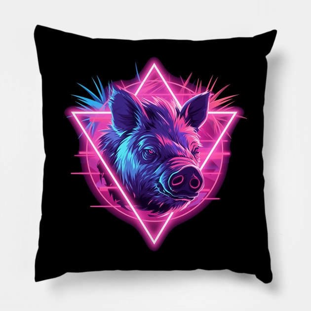 boar Pillow by boxermaniac