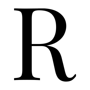 Alphabet R T-Shirt