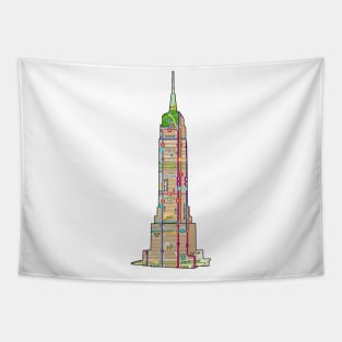 Empire State Building Tapestry