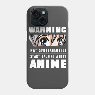 Let's Talk About Anime Phone Case