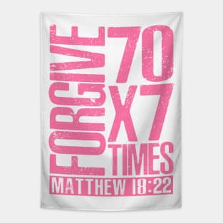 Forgive 70 x 7 Times - Matthew 18:22 Tapestry