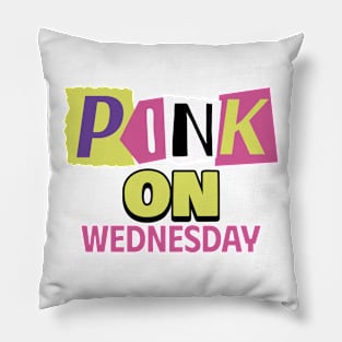 PINK ON WEDNESDAY Pillow