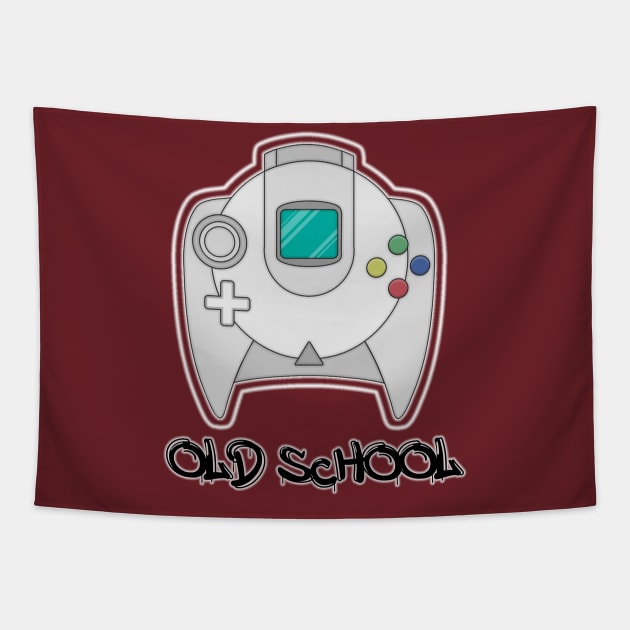 Dreamcast Old School Design Tapestry by Jahaziel Sandoval