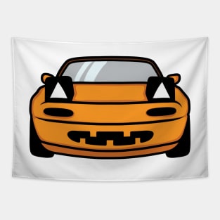 Pumpkin miata Tapestry