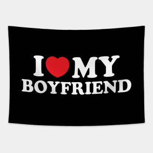 Sweet Valentine I Love My Boyfriend II Tapestry