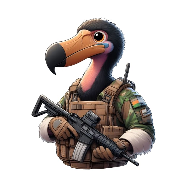 Tactical Dodo Bird by Rawlifegraphic