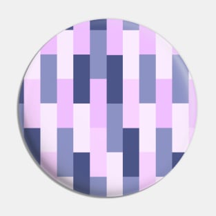 Purple and Pink Brick Pattern Pin