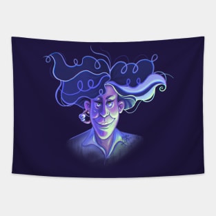 Evil witch Tapestry