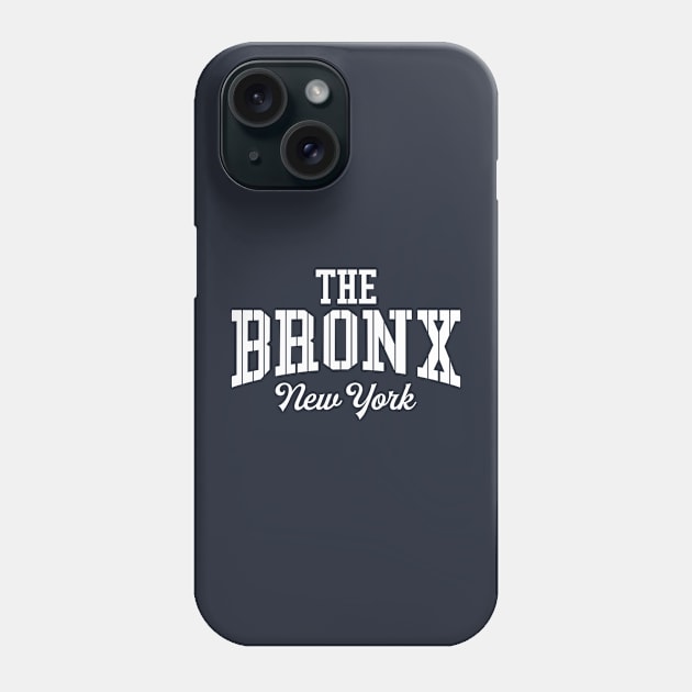 New York 'The Bronx' Pinstripe Baseball Script Fan T-Shirt Phone Case by CC0hort