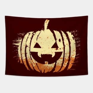 Spooky Laughing Pumpkin Head | Halloween Tapestry