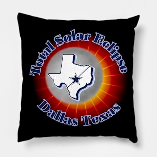 Dallas Total Solar Eclipse Pillow