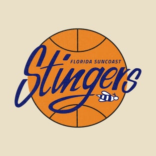 Defunct Florida Stingers Basketball 1985 T-Shirt