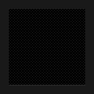 White squares in black T-Shirt