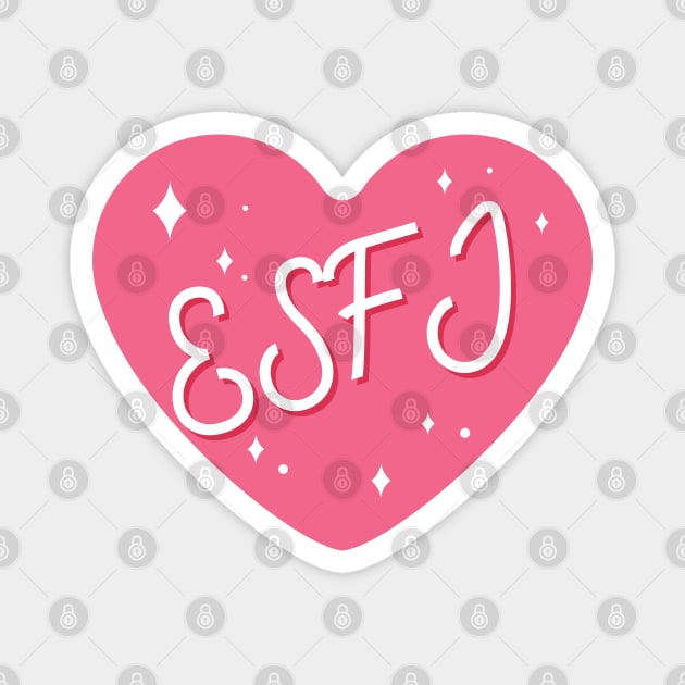 ESFJ personality typography Magnet by Oricca