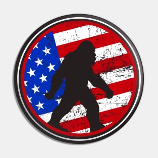 Americn Bigfoot Pin