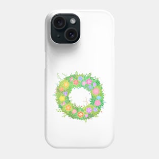 "ㅇ" Floral Letter Hangeul Phone Case