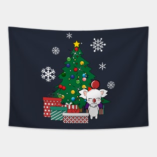 Moogle Around The Christmas Tree Final Fantasy Tapestry