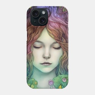 Sleeping Beauty in Spring Phone Case