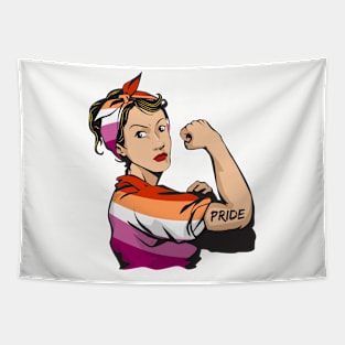 LESSBIAN MOM PRIDE Tapestry