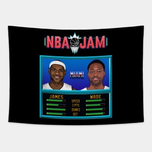 NBA JAM - CLASSIC - THE BEST DUO's EDITION_DWade&Bron Tapestry