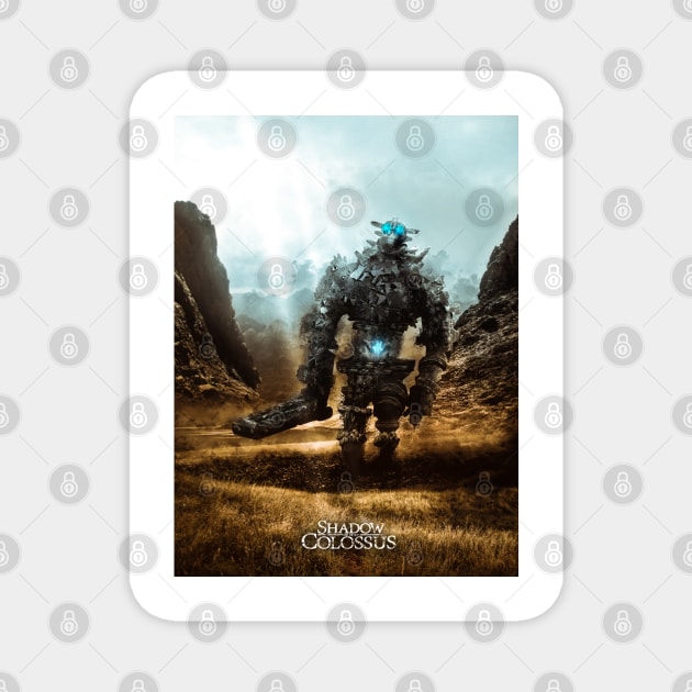 Shadow of the Colossus Magnet by syanart