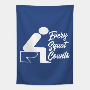 Every Squat Counts Tapestry