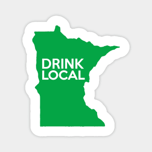 Minnesota Drink Local MN Green Magnet