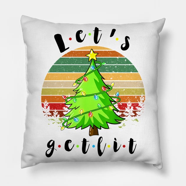 LET'S GET LIT Pillow by BonnyNowak