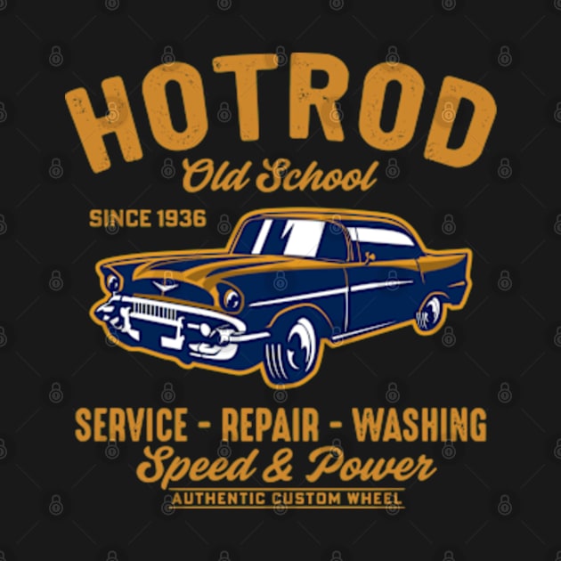 Gas Garage Hotrod Car Service by bert englefield 