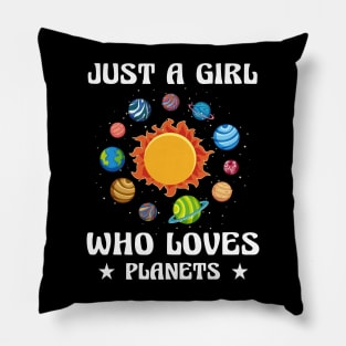 Best Planet Art Girls Kids Solar System Science Outer Space Pillow